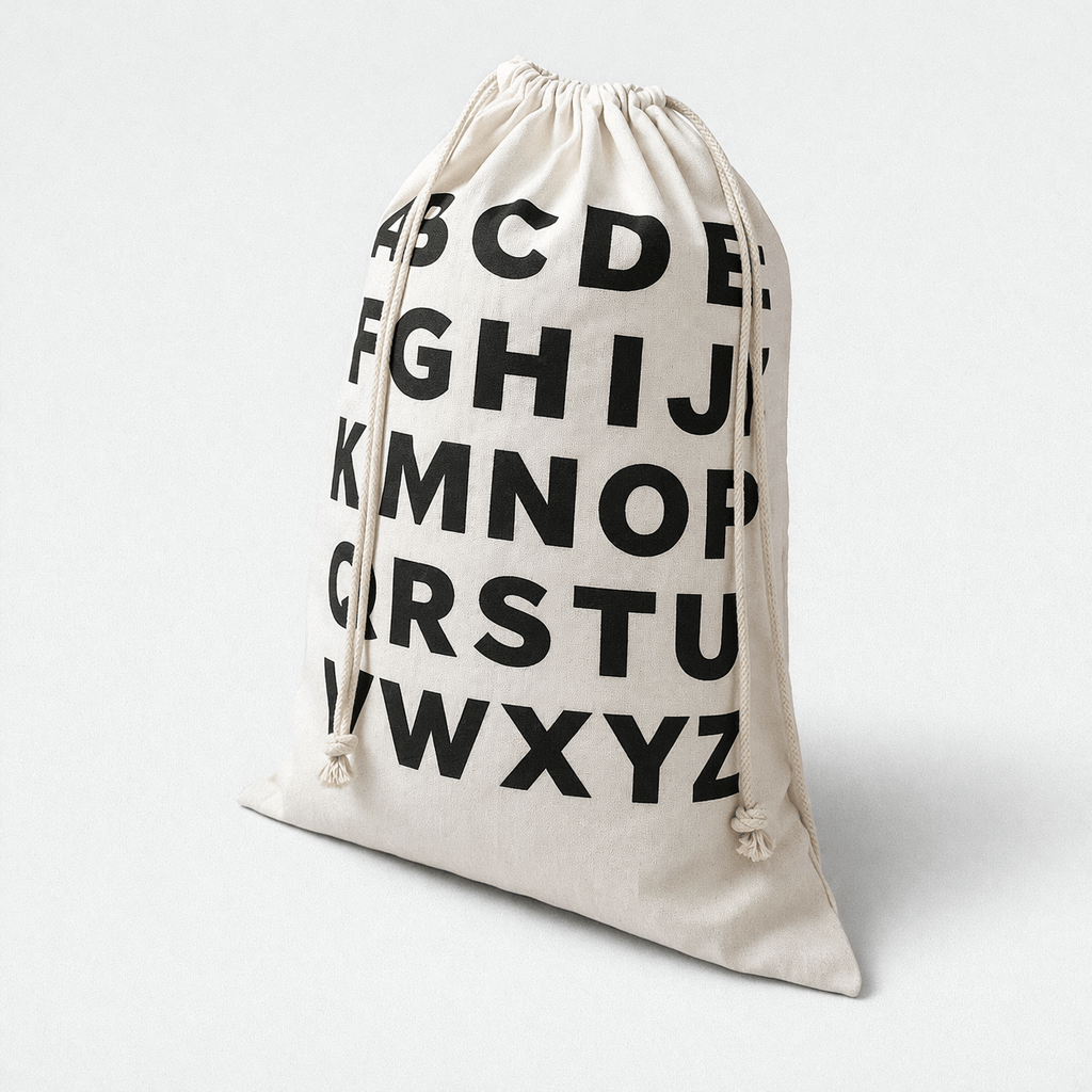 Sac de linge sale en coton