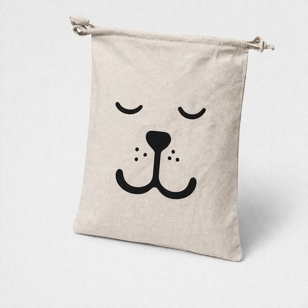Sac de linge sale en coton