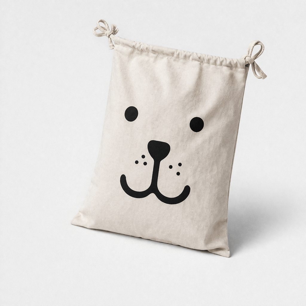 Sac de linge sale en coton