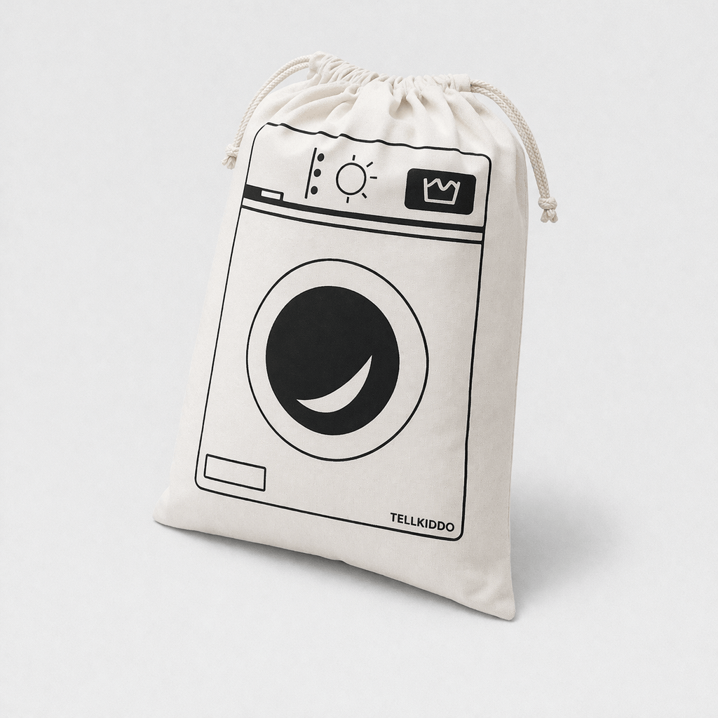 Sac de linge sale en coton