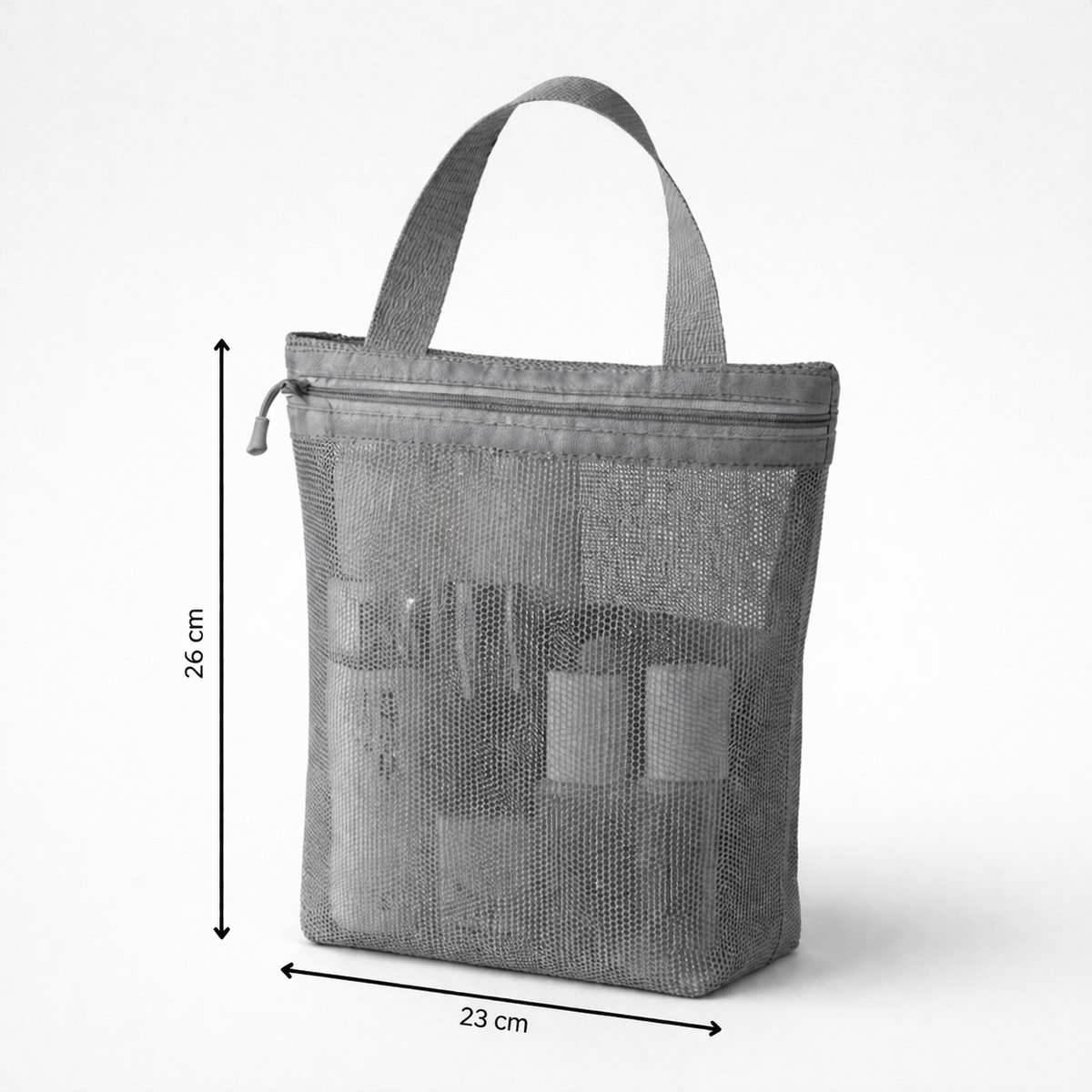 Sac de toilette filet avec poignées