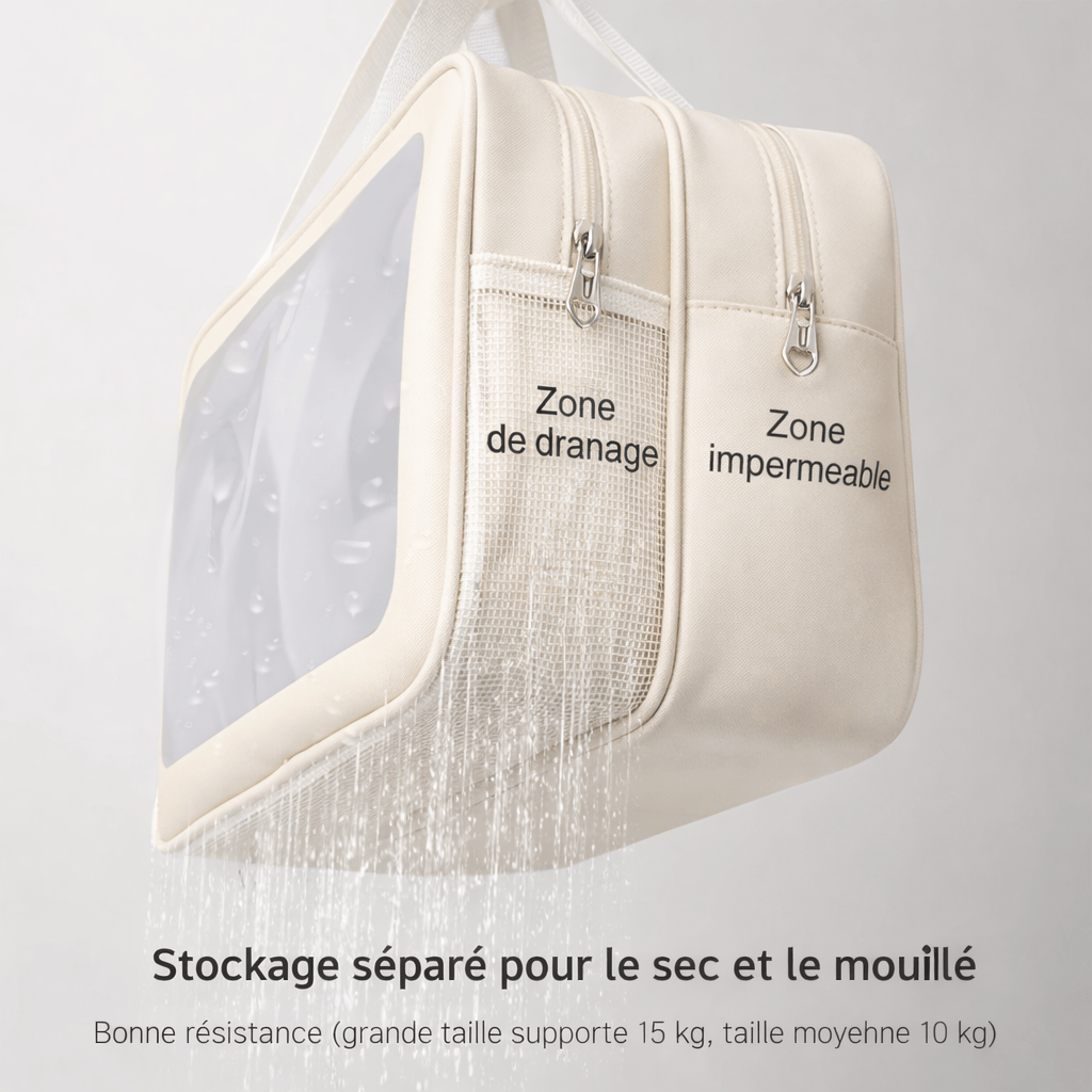 Sac de toilette grande capacité