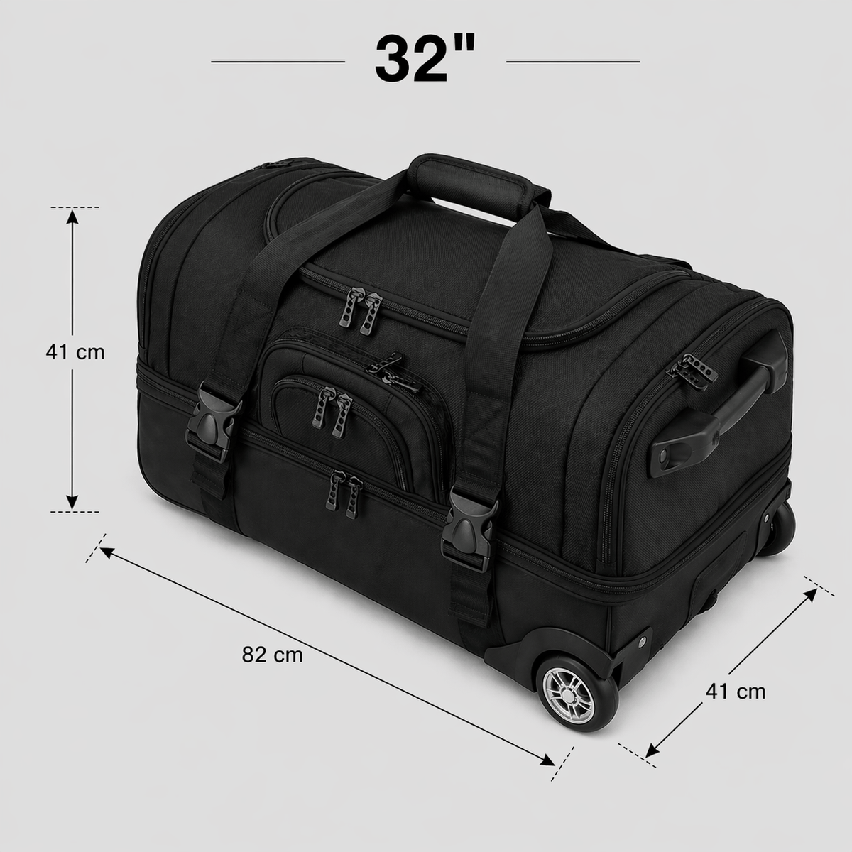 Sac de voyage à roulette