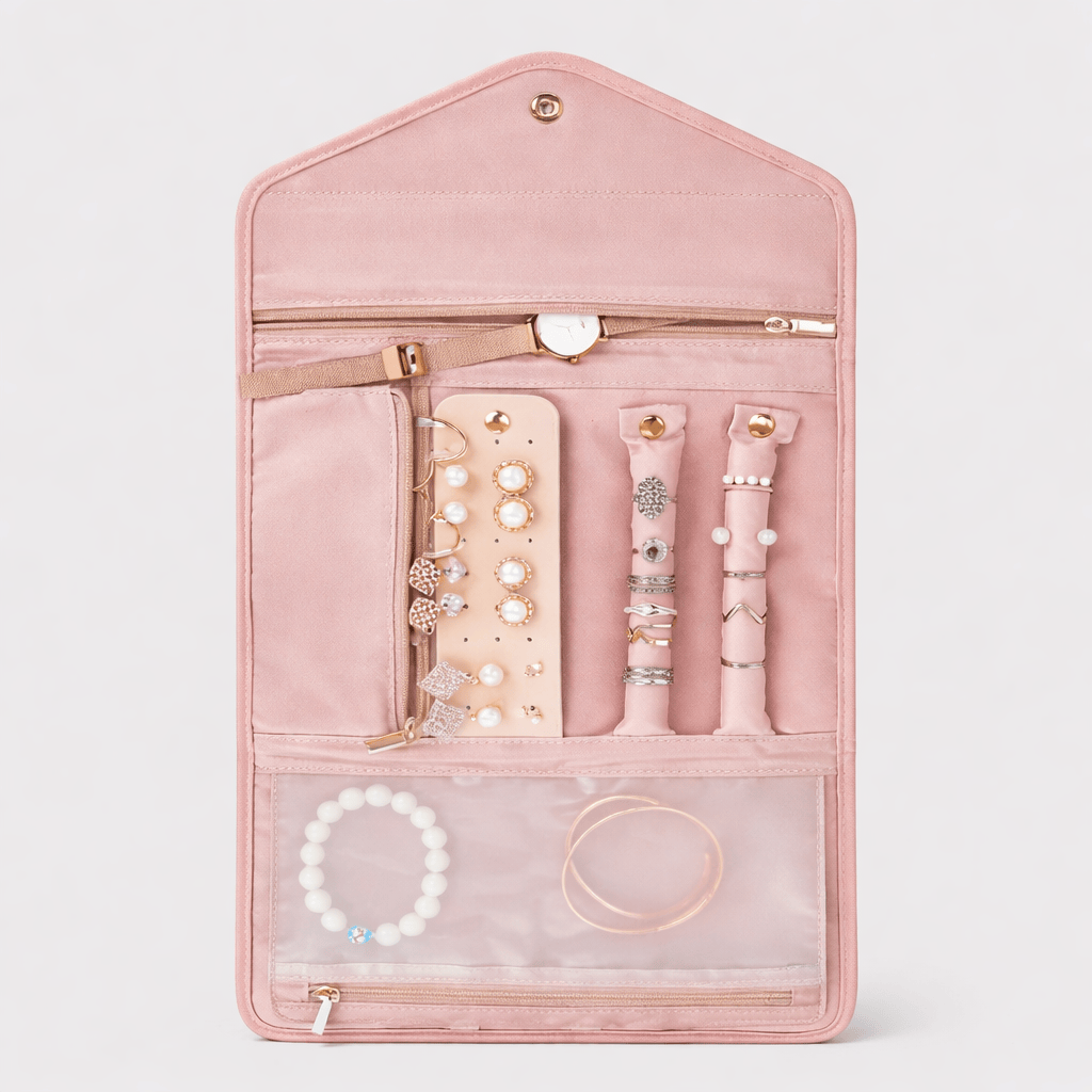 Sac de voyage pliable pour bijoux