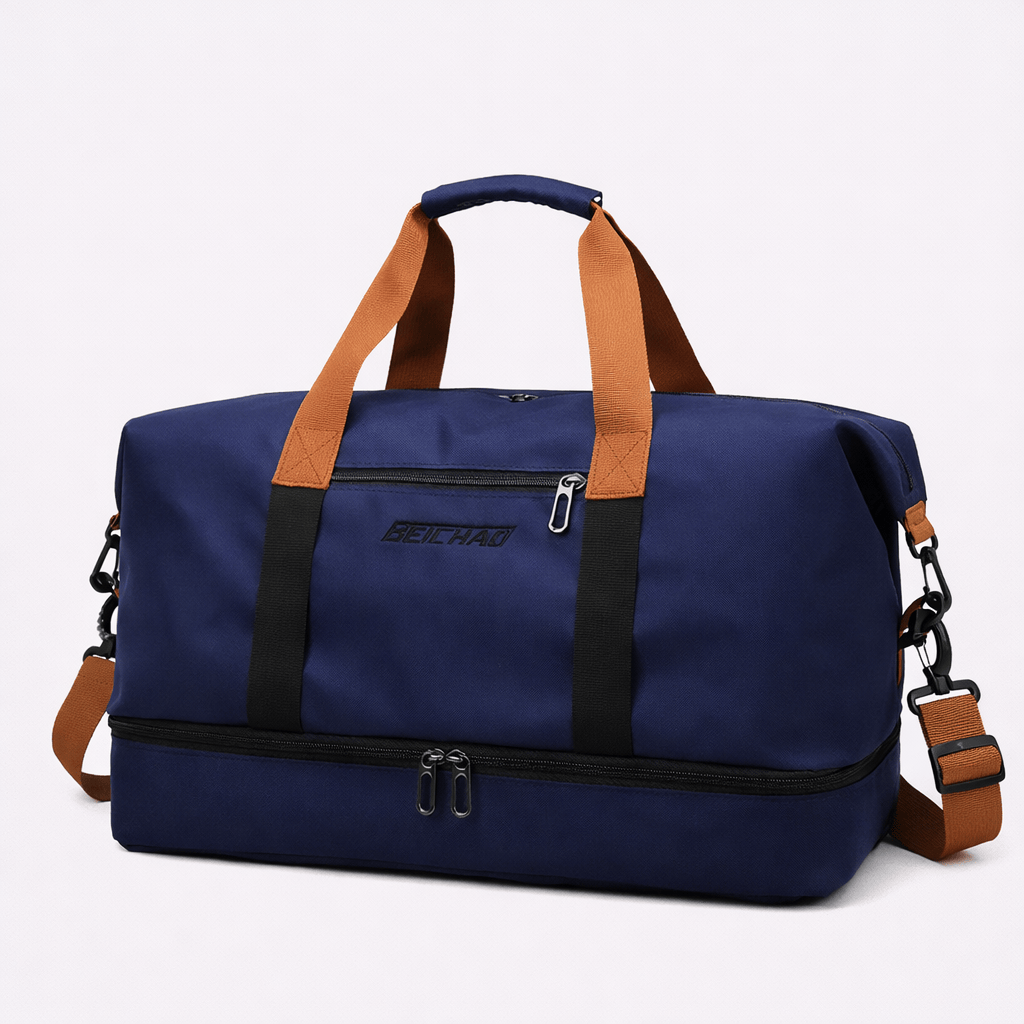 Sac de week-end 2-en-1  compartiment chaussures & sec-humide