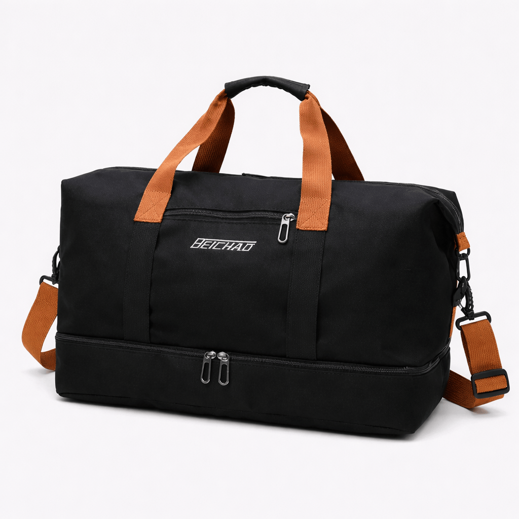 Sac de week-end 2-en-1  compartiment chaussures & sec-humide