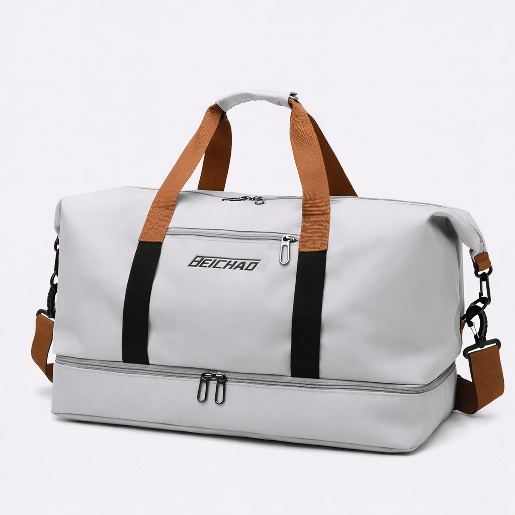 Sac de week-end 2-en-1  compartiment chaussures & sec-humide