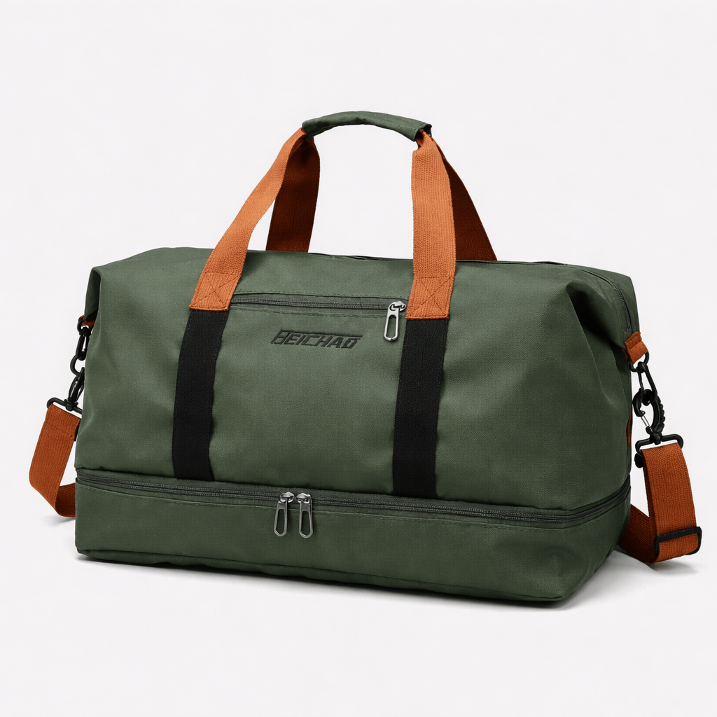 Sac de week-end 2-en-1  compartiment chaussures & sec-humide