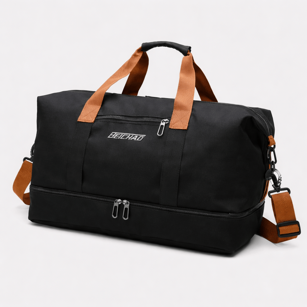 Sac de week-end 2-en-1  compartiment chaussures & sec-humide