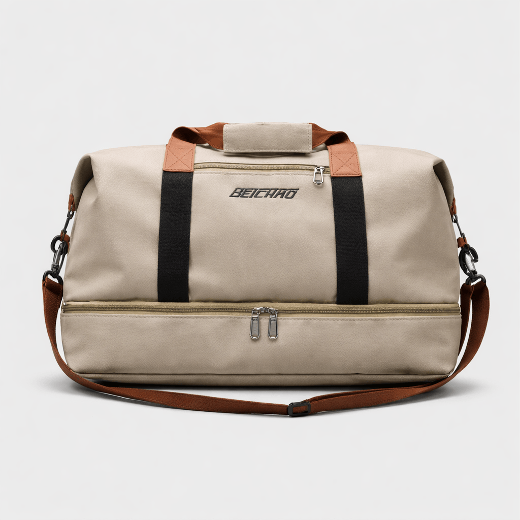 Sac de week-end 2-en-1  compartiment chaussures & sec-humide