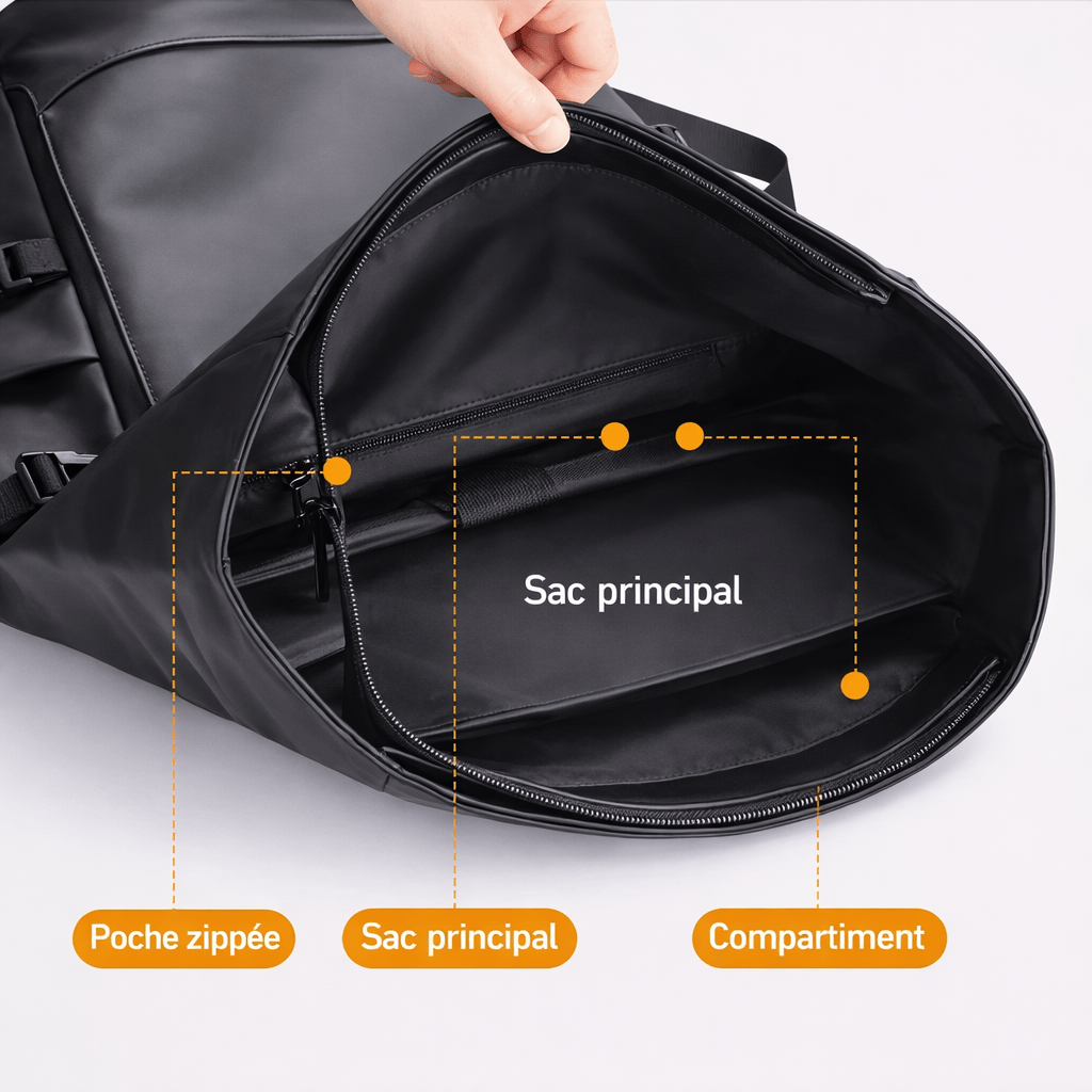 Sac de weekend business chic imperméable