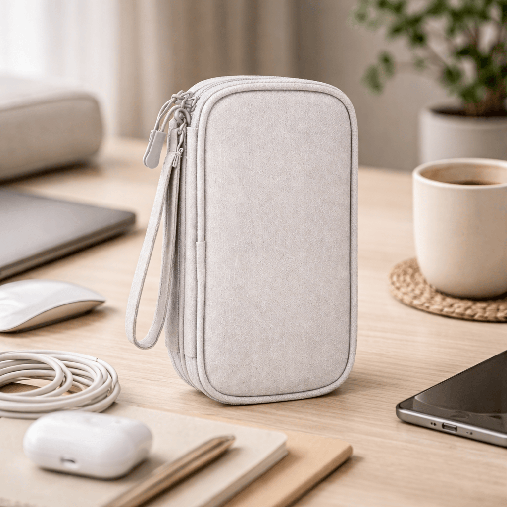 Sac étanche rangement électronique chargeur USB et accessoires