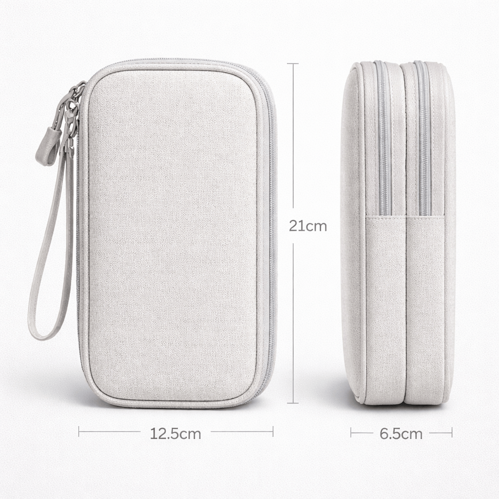 Sac étanche rangement électronique chargeur USB et accessoires