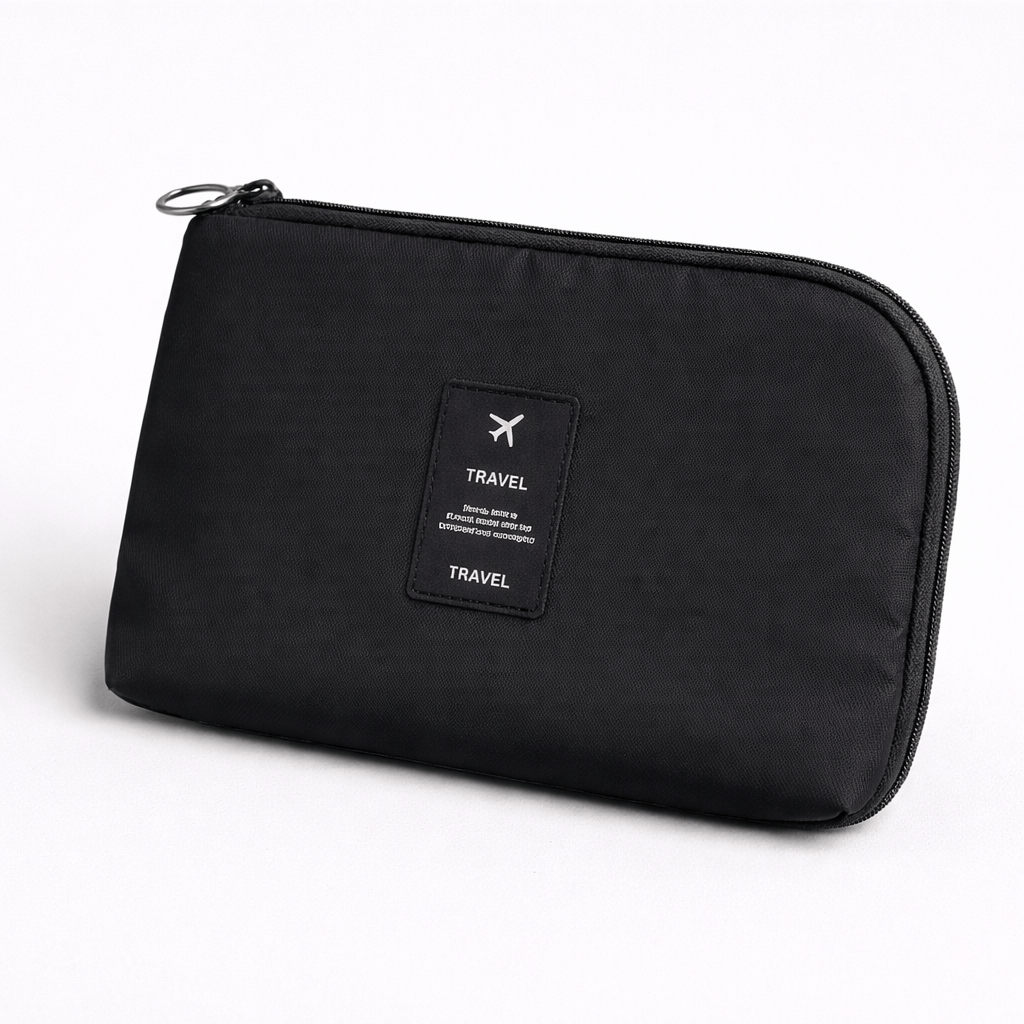 Sac organisateur câble étanche kit maquillage et gadgets mobiles
