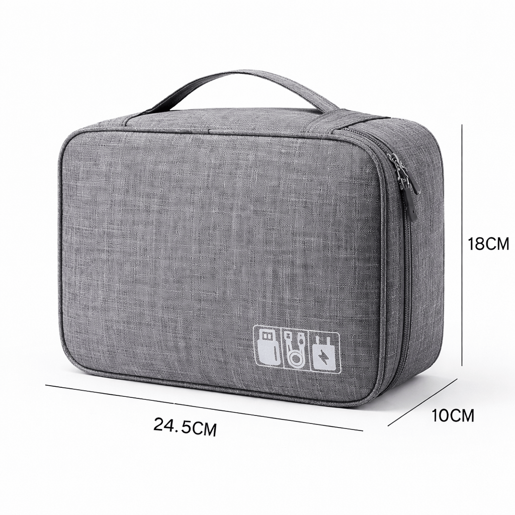 Sac organisateur câble portable étanche USB, casque, accessoires