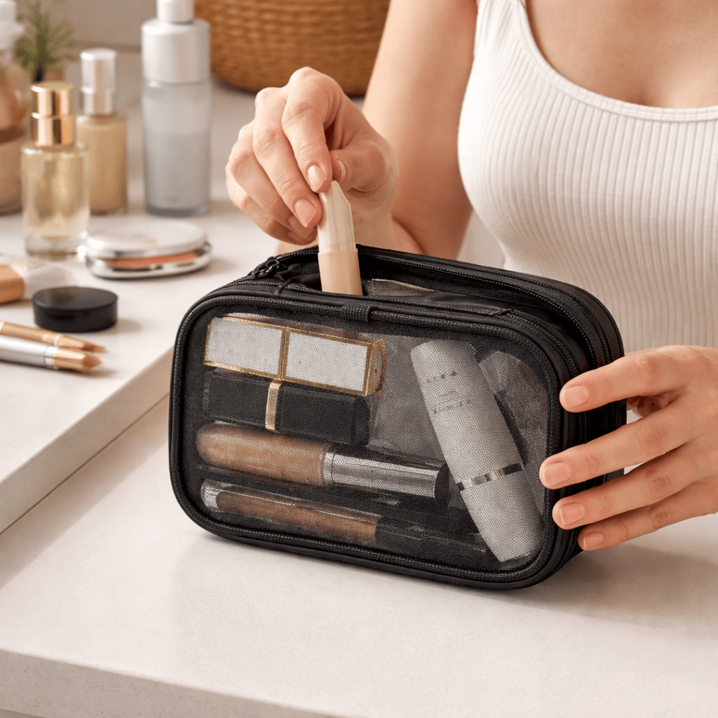 Trousse de maquillage compact pour sac à main