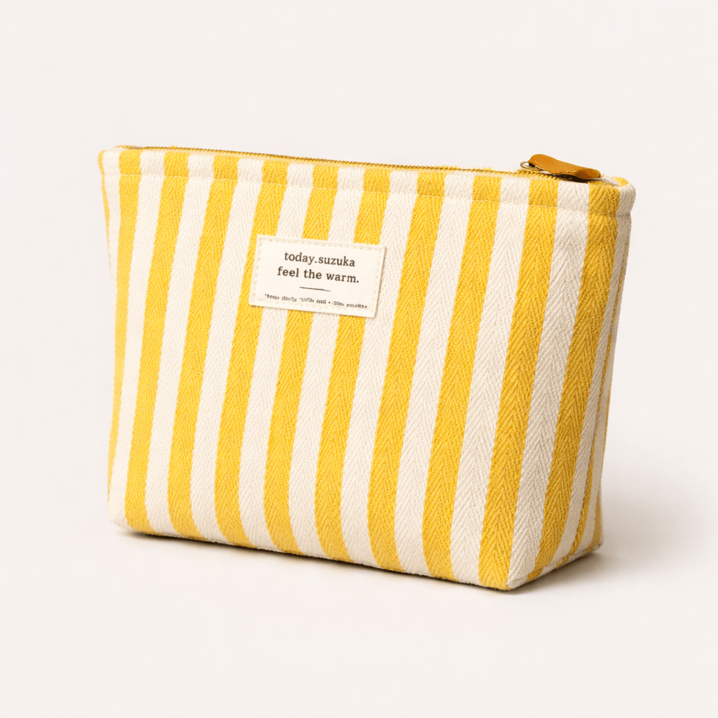 Trousse de toilette à rayures