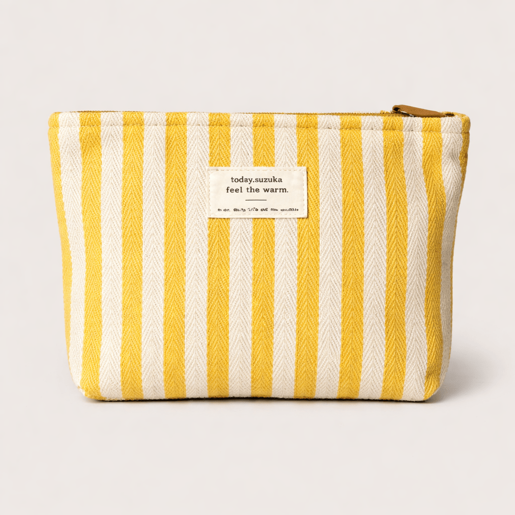 Trousse de toilette à rayures