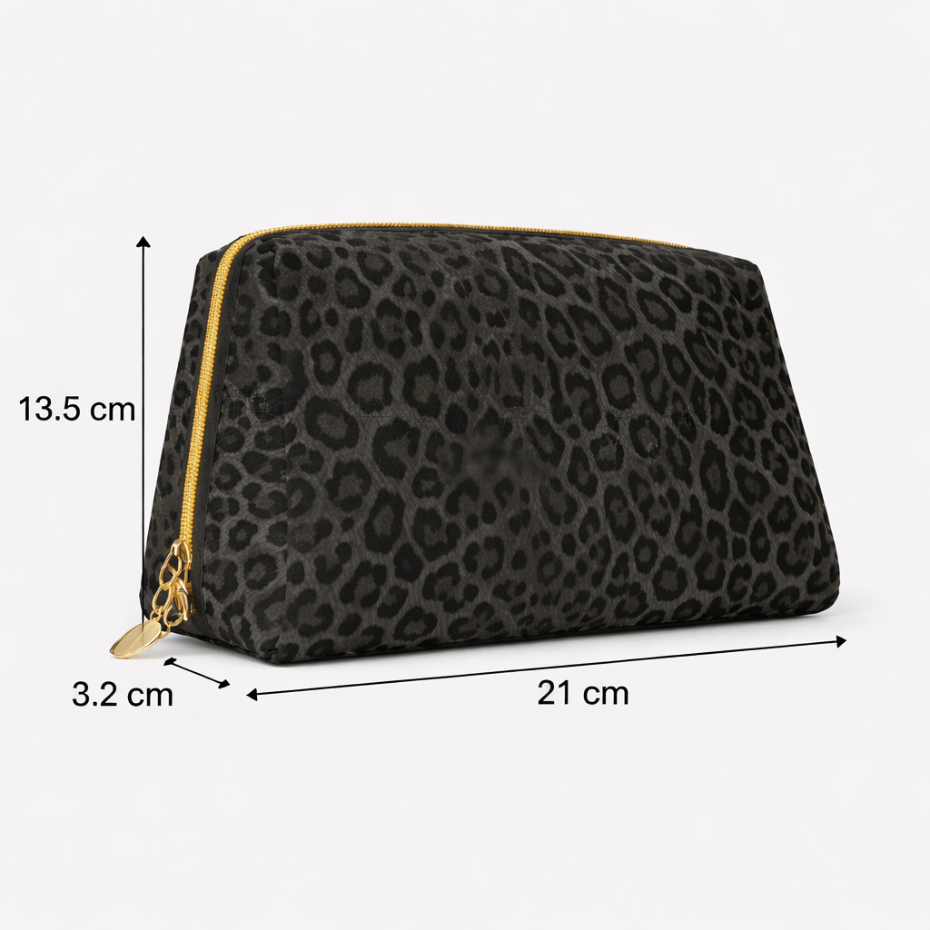 Trousse de toilette léopard