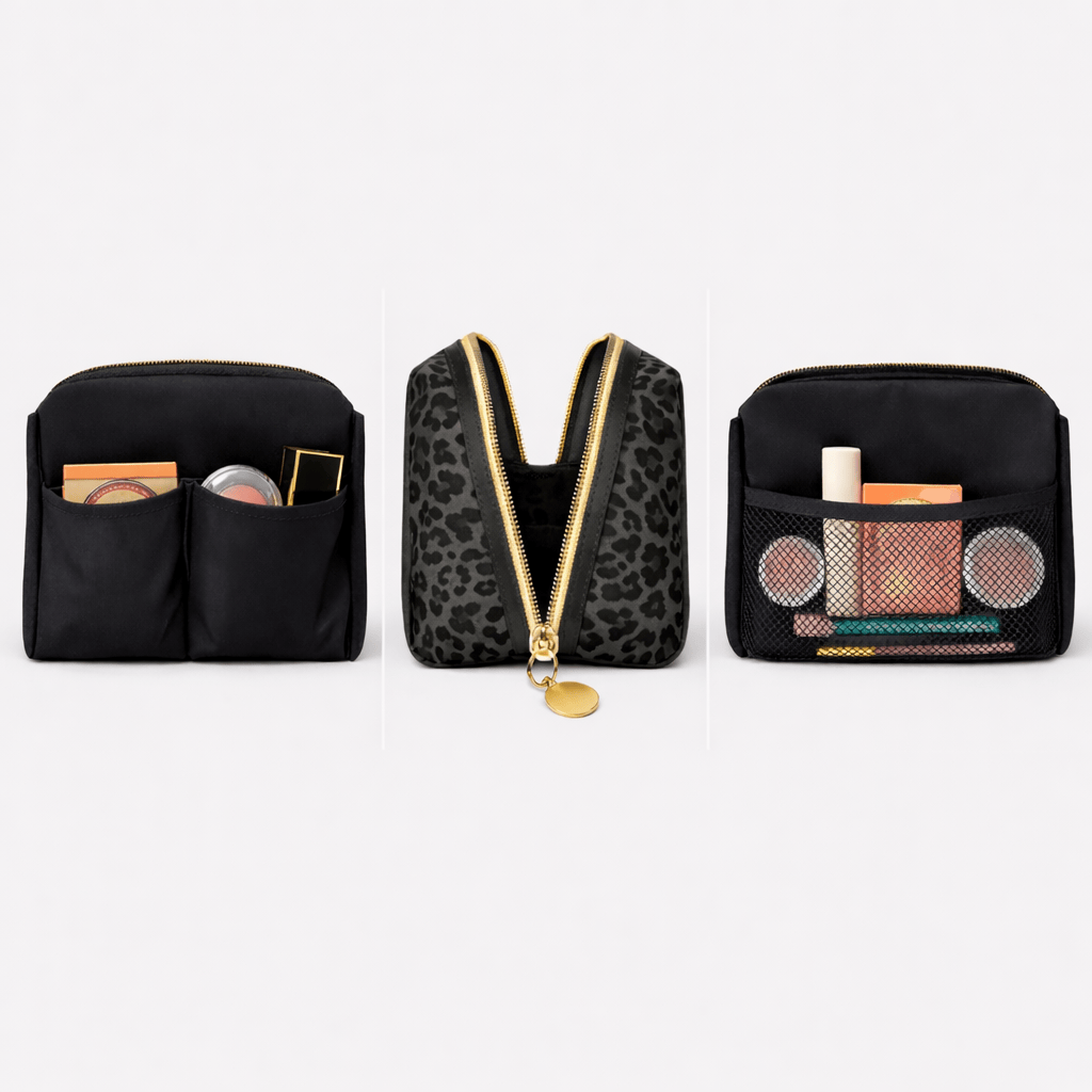 Trousse de toilette léopard