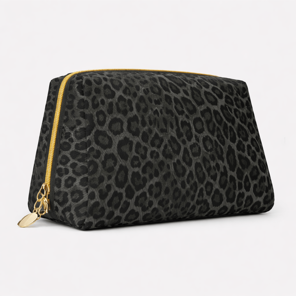 Trousse de toilette léopard