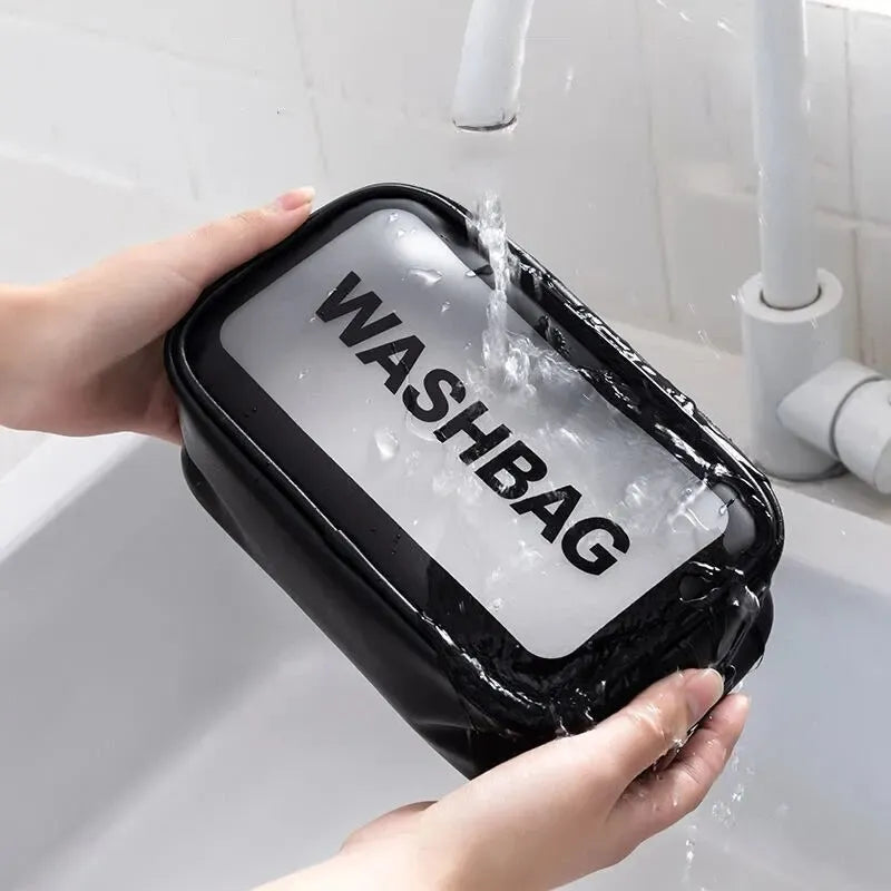 Trousse de toilette medium design transparent