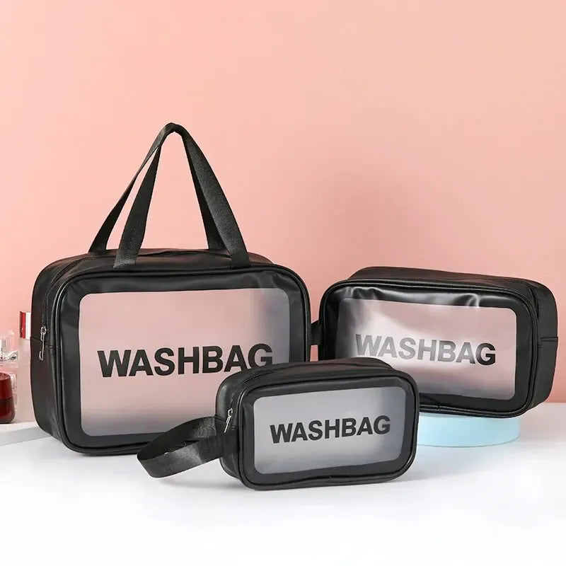 Trousse de toilette medium design transparent
