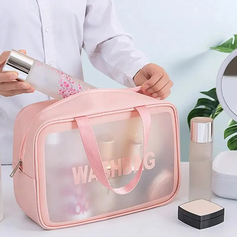 Trousse de toilette medium design transparent