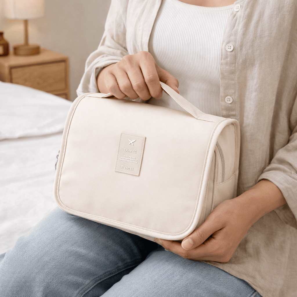Trousse de toilette multifonction suspendu séparation