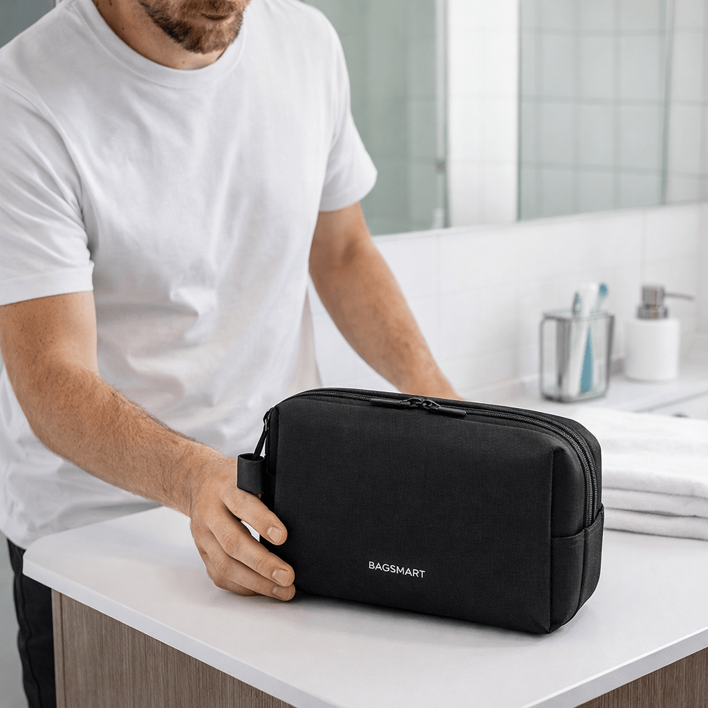 Trousse de toilette ouverture à 180°