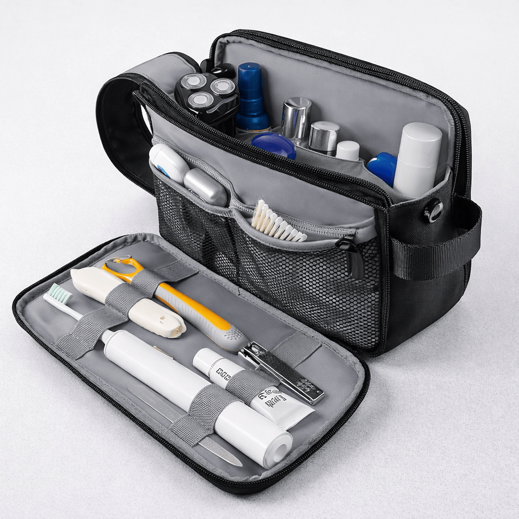 Trousse de toilette ouverture à 180°