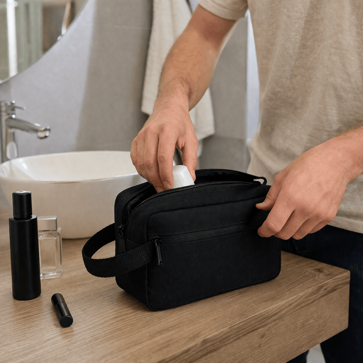 Trousse de toilette pour voyage