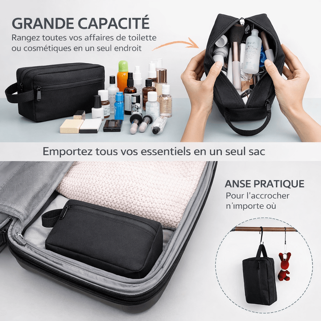 Trousse de toilette pour voyage