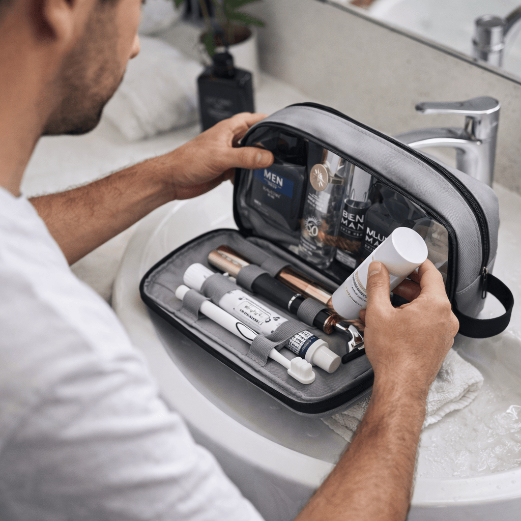 Trousse de toilette voyage 3 compartiment