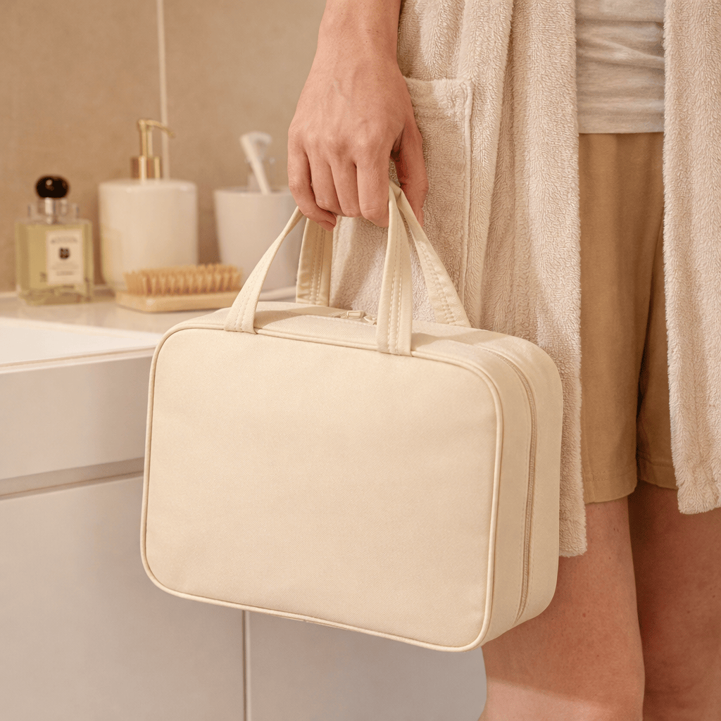 Trousse maquillage suspendue grande capacité femme