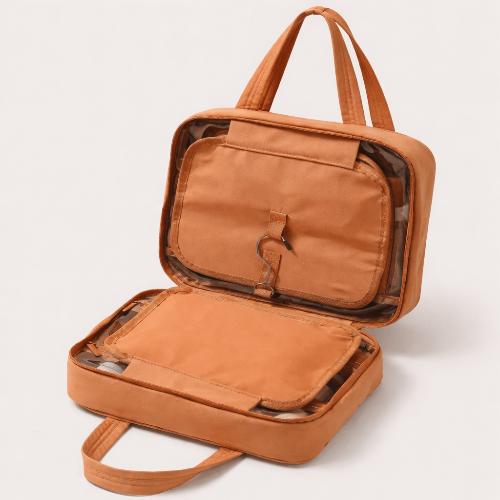 Trousse maquillage suspendue grande capacité femme