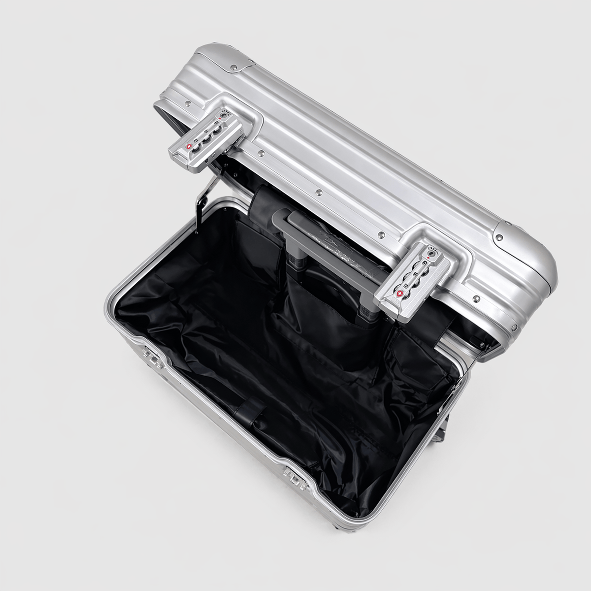 Valise cabine aluminium horizontale