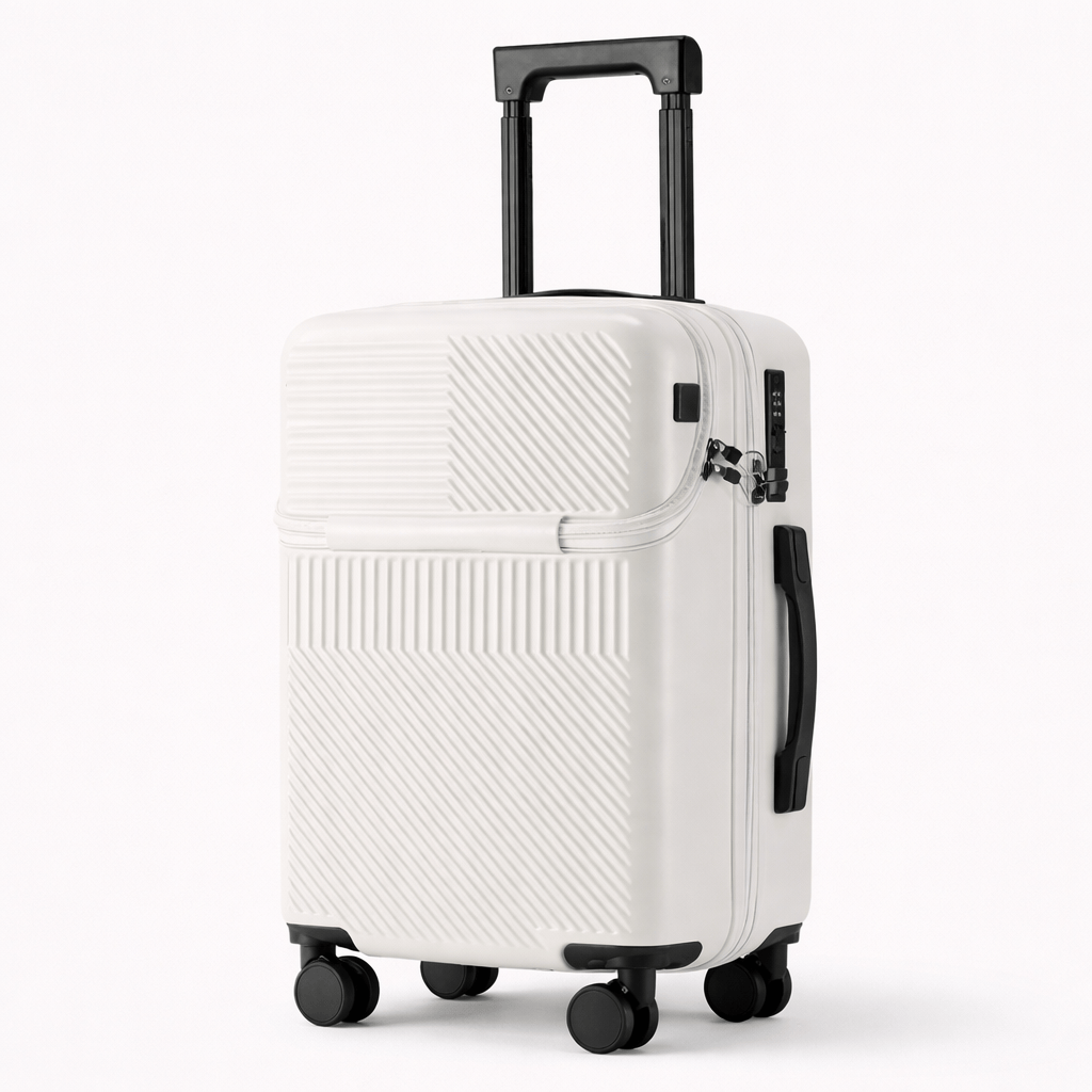 Valise design avec porte gobelet