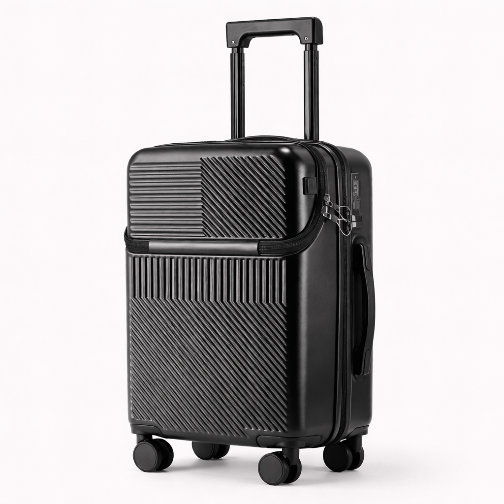 Valise design avec porte gobelet