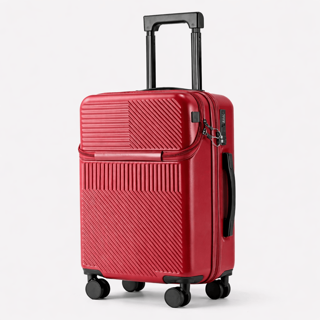 Valise design avec porte gobelet