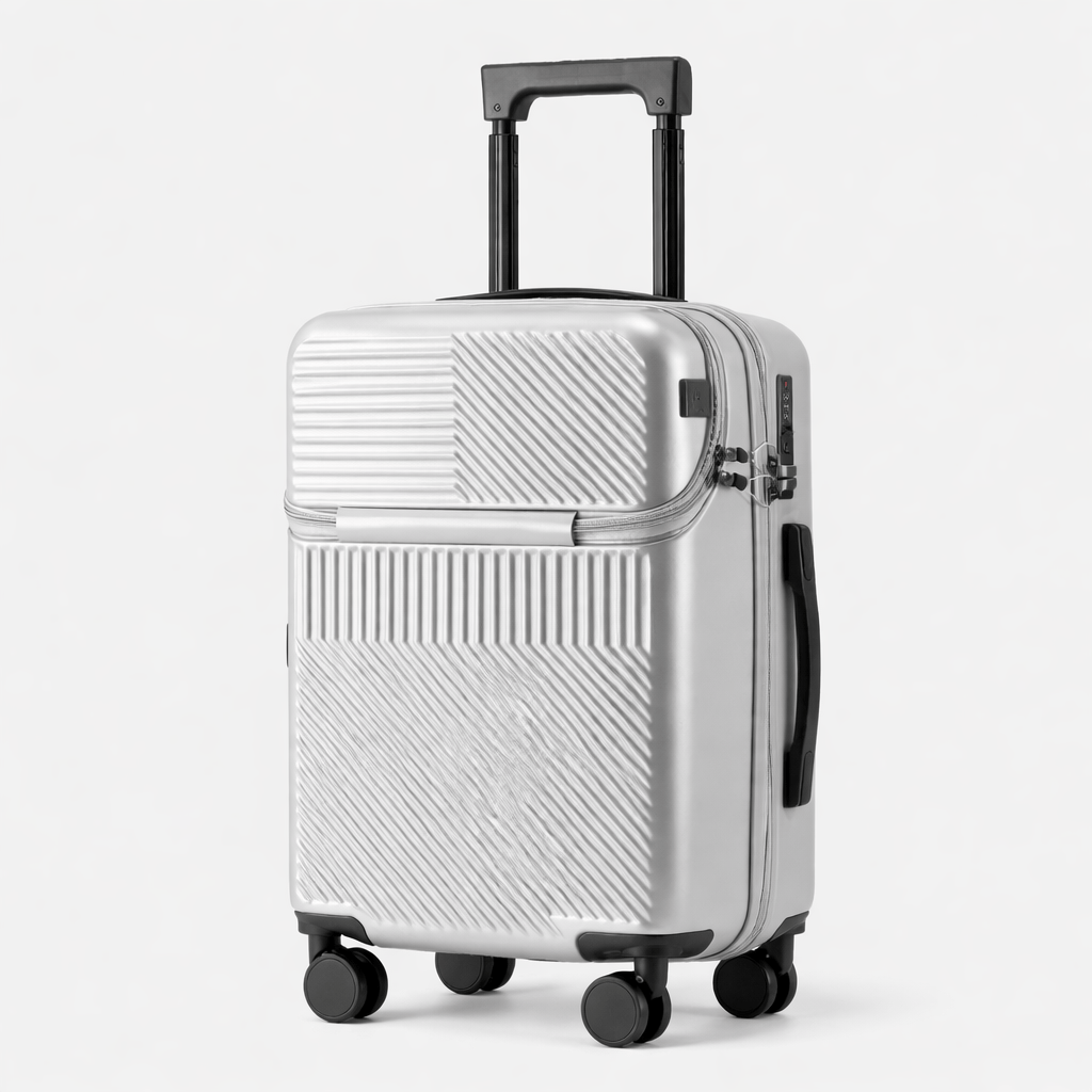 Valise design avec porte gobelet