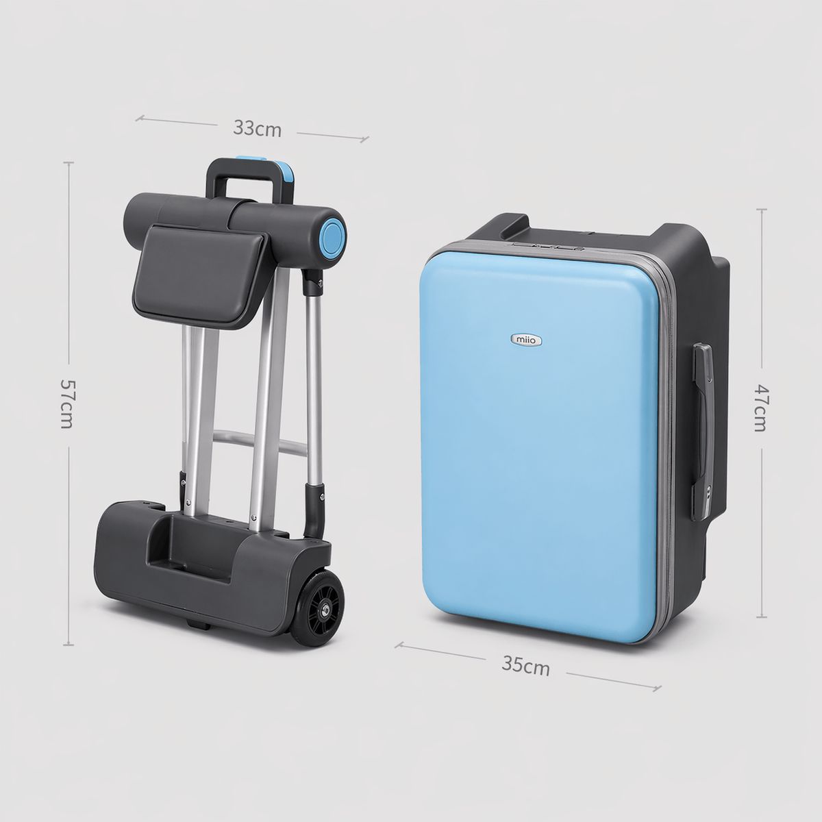Valise pour enfant avec siège intégré