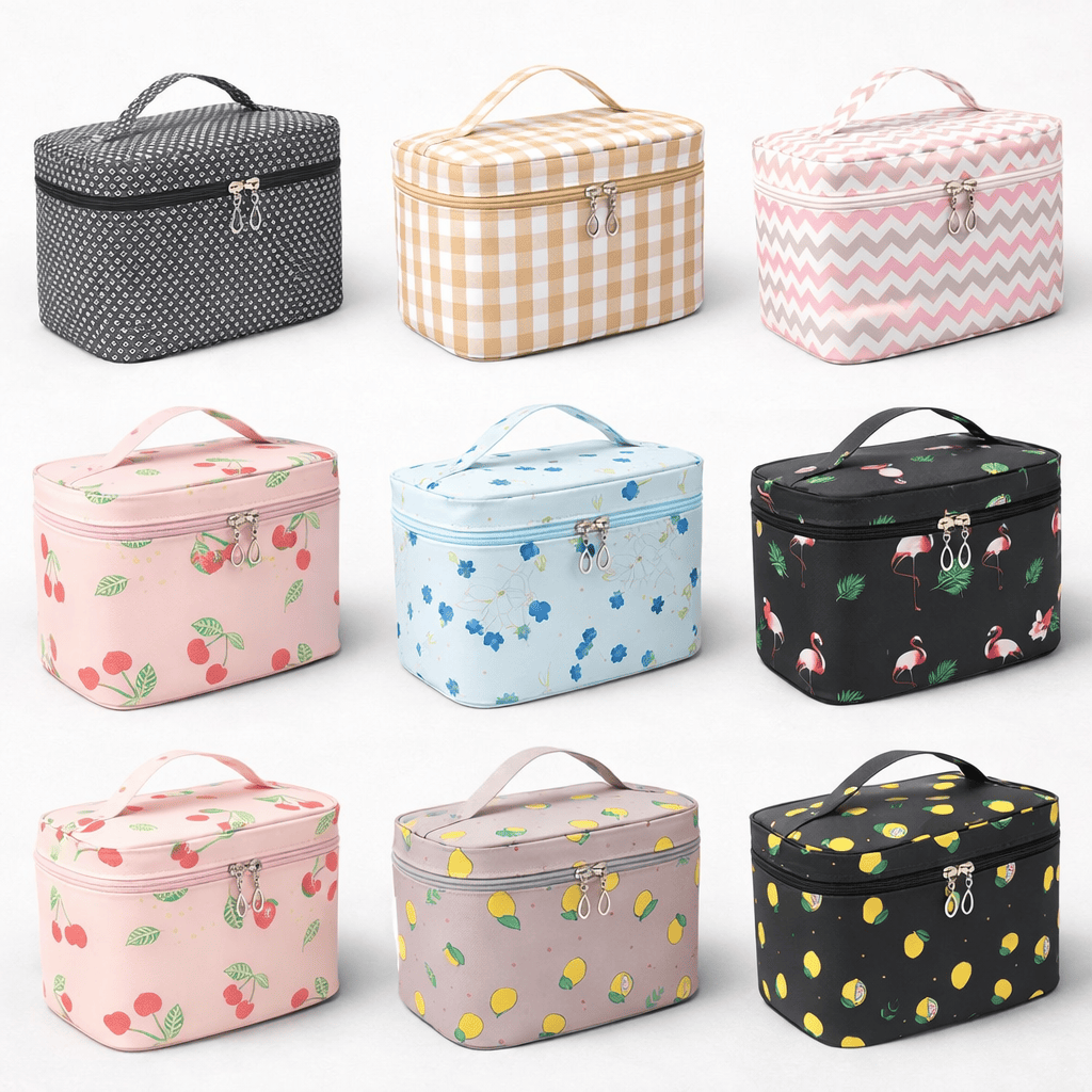Vanity pour voyage avec motifs